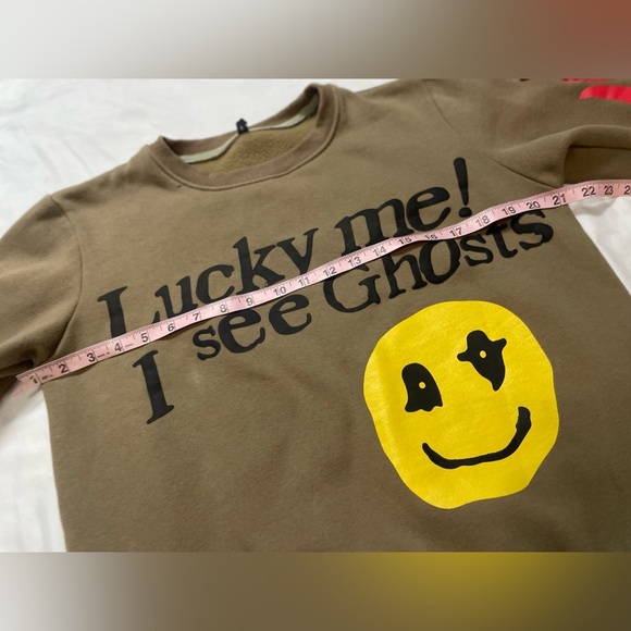Camp Flog Gnaw Sweatshirt Adult L Lucky Me I See Ghosts Kid Cudi Nov 11 Kanye - Picture 10 of 16